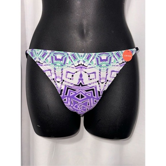Victoria's Secret Other - NEW WITH TAGS women multicolored forever21 Swimsuit Bikini bottom size Large